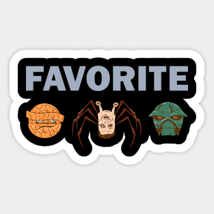 Favorite Things Sticker